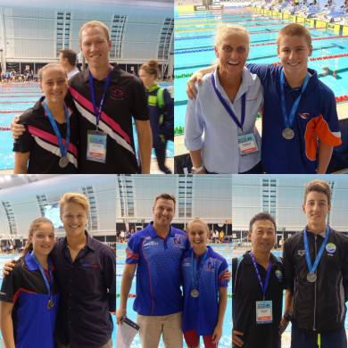 NSW Coaches and Silver Medallists Australian Age Day 4