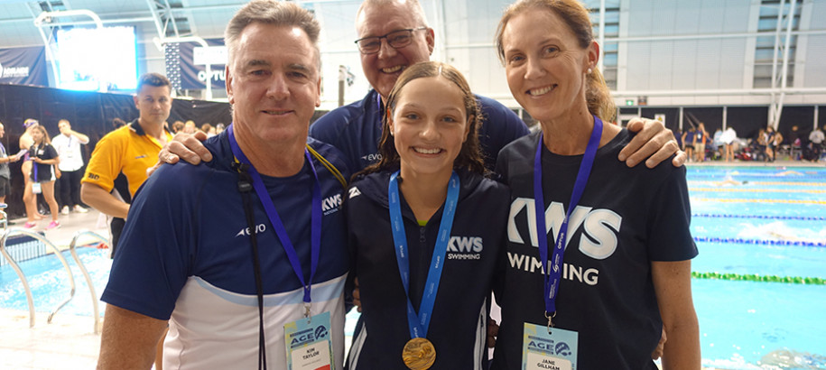 Collette Lyons Australian Age Gold Medallist