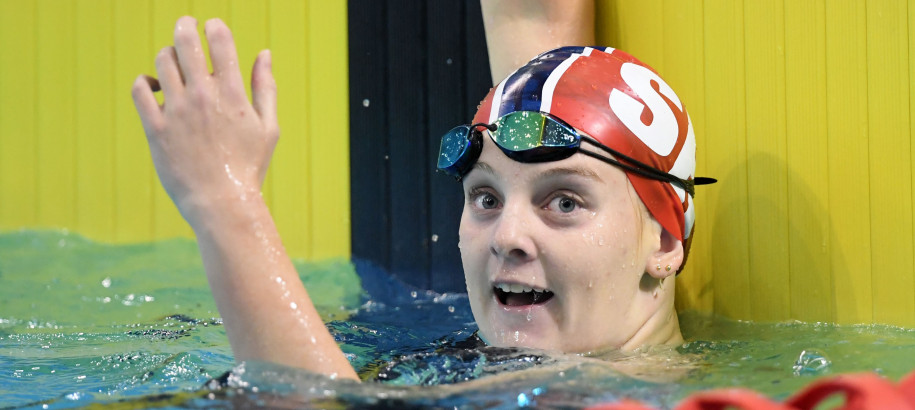 Madeleine McTernan secured eight gold medals at Age Champs.