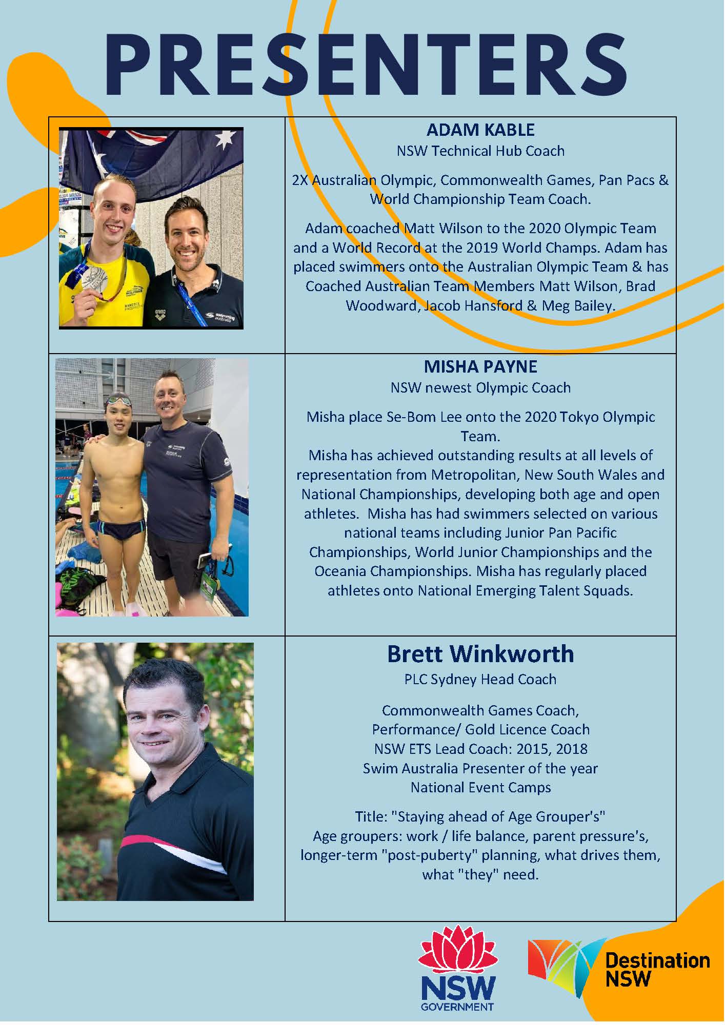 asctaNSW 2021 Conference Presenter Bios - Adam Kable, Misha Payne, Brett Winkworth