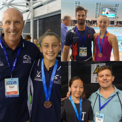 NSW Coaches and Medallists Australian Age Day 1
