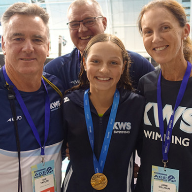 Collette Lyons Australian Age Gold Medallist
