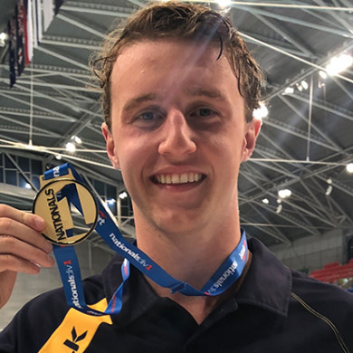 Elijah Winnington 800m Free Gold Medalist at Sydney Open