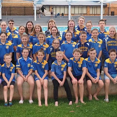 Griffith Swimming Club Group Shot