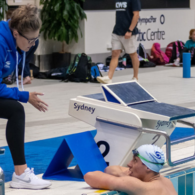 Female Coach Swimming NSW