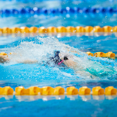 Backstroke swimmer at 2019 Sydney Open