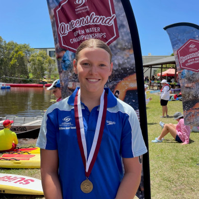 NSW State Open Water Squad Camp - Macy Medal