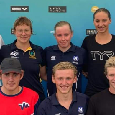 NSW 2021 Australian Open Water Medalists in Coolum QLD