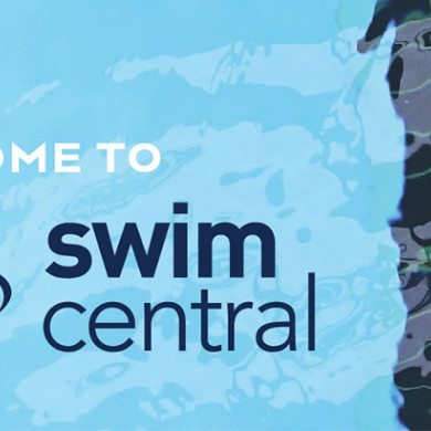 Swim Central welcome page