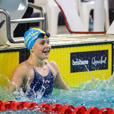 Sienna Toohey at 2025 Age Nationals Finish shot