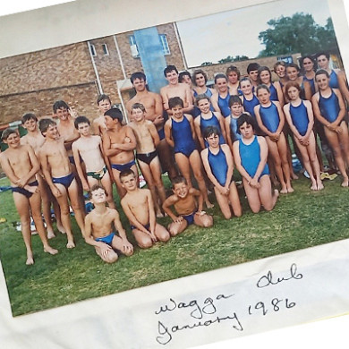 Wagga Wagga Swimming Club January 1986