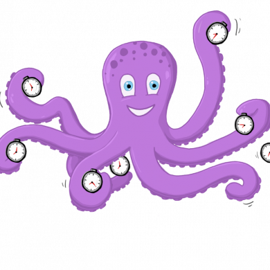 Cartoon image of Olly the Octopus