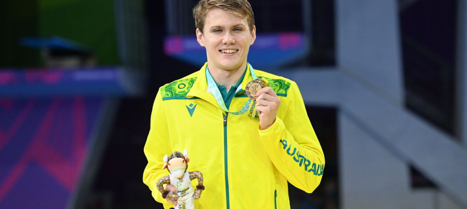 Tim Hodge Gold Medal Commonwealth Games