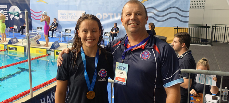 Charli Brown Australian Age Gold Medallist