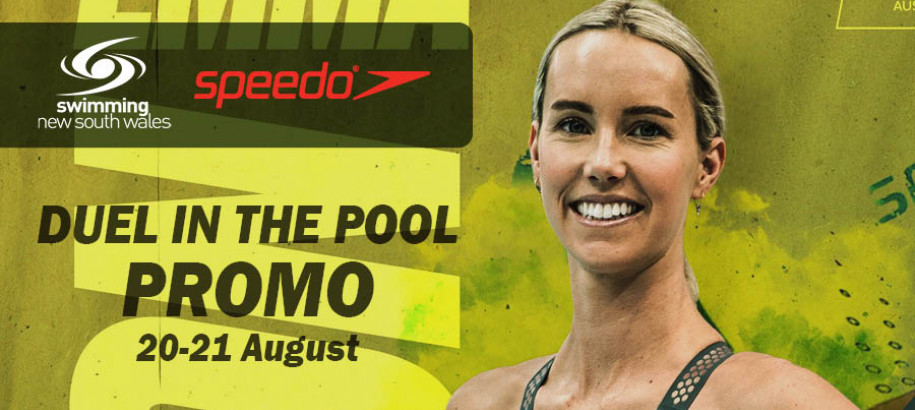 Swimming NSW shop promo Duel in the Pool Speedo