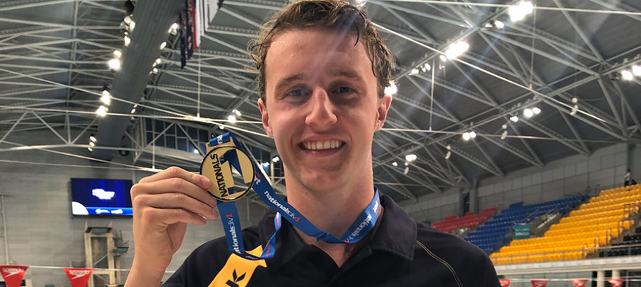 Elijah Winnington 800m Free Gold Medalist at Sydney Open