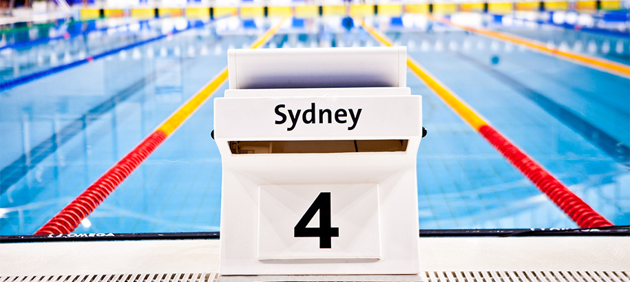 Starting Block at Sydney Olympic Park Aquatic Centre