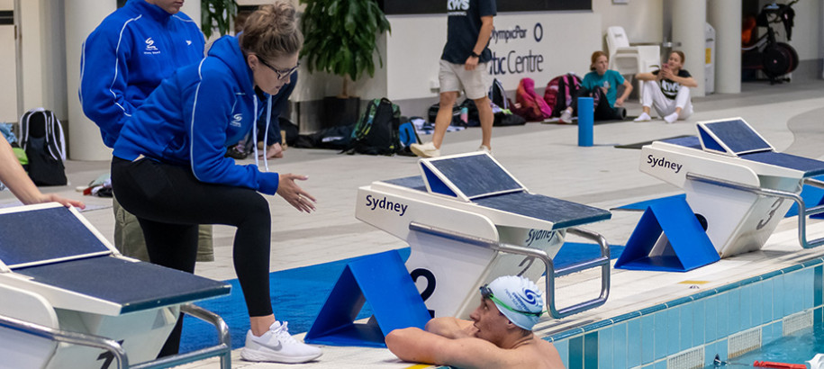 Female Coach Swimming NSW