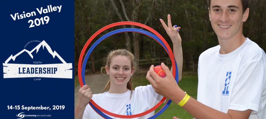 Vision Valley 2019 - Swimming NSW Lane Ropes to Leadership Camp