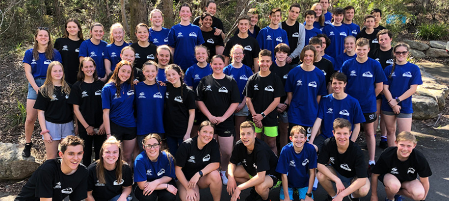 Swimming NSW Lane Ropes to Leadership Camp attendees Vision Valley 2019