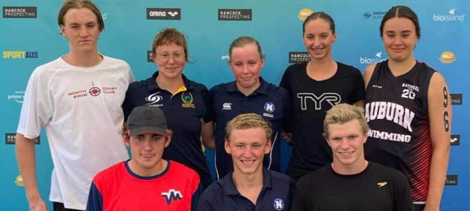 NSW 2021 Australian Open Water Medalists in Coolum QLD