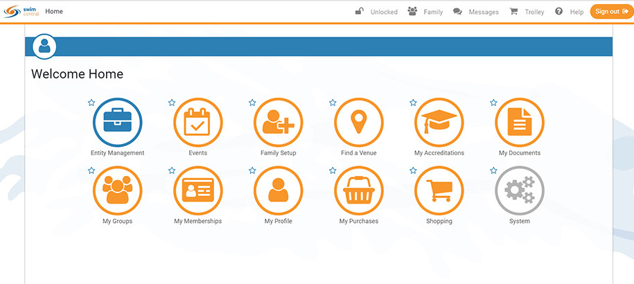 Swim Central Home Page