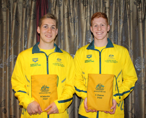 William Martin and Col Pearse William Martin and Col Pearse were presented with their compendiums.