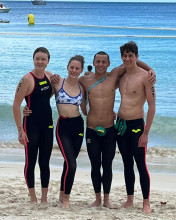Caleb Dryer 4x1500m Relay Beau Vallon Seychelles FINA Caleb Dryer